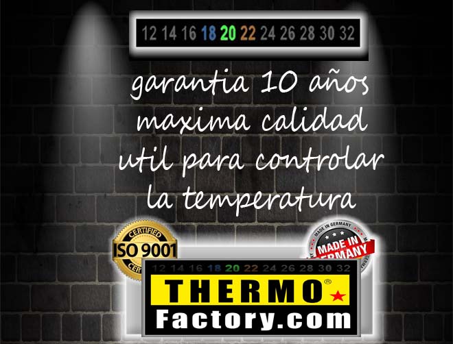 tiras de termometro  