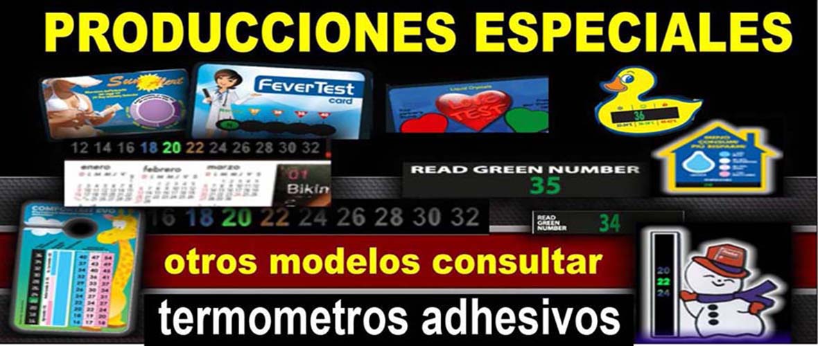 tiras de termometro  